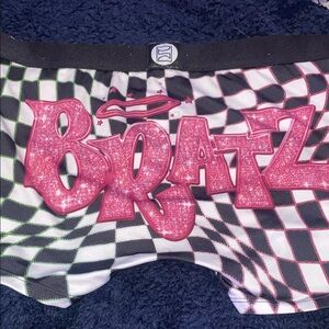 PSD BRATZ RARE Checkered Shorts - DOLLSKILL SIZE LARGE